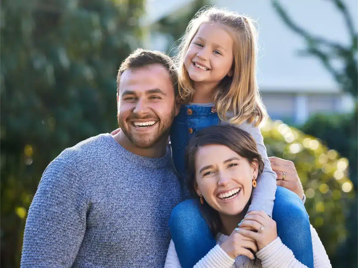 happy family enjoying after Mesh Maids professional house cleaning