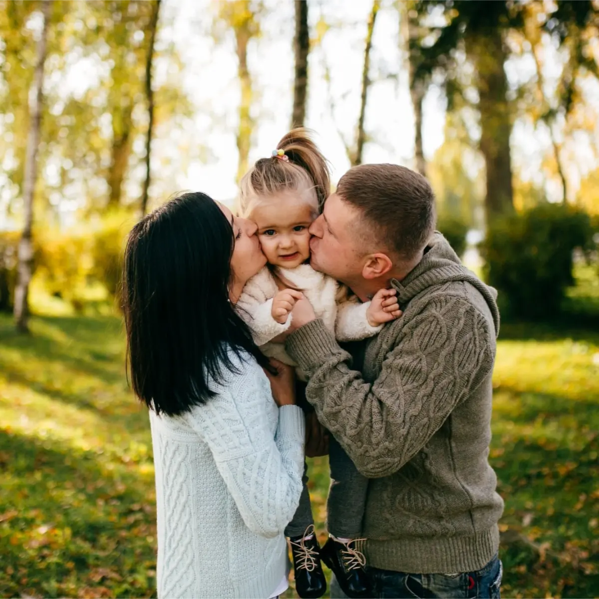 family enjoying after eco friendly deep cleaning