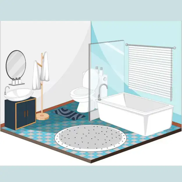 clean and shining bathroom
