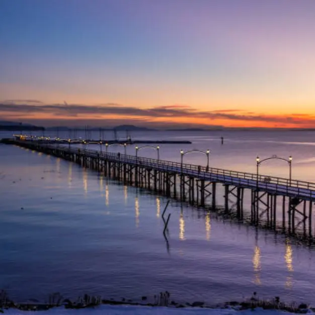 Sunset View at the White Rock, Canada