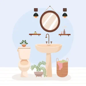 fresh bathroom after Bathroom cleaning