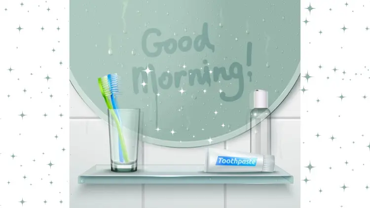 What causes mirrors get cloudy?