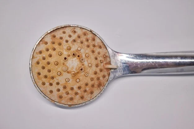 Understanding orange stains in the shower