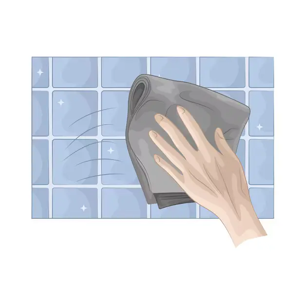 how to clean tiles in bathroom