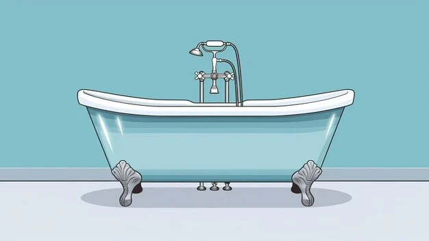 Cleaning Methods for Different Materials of Bathtubs 