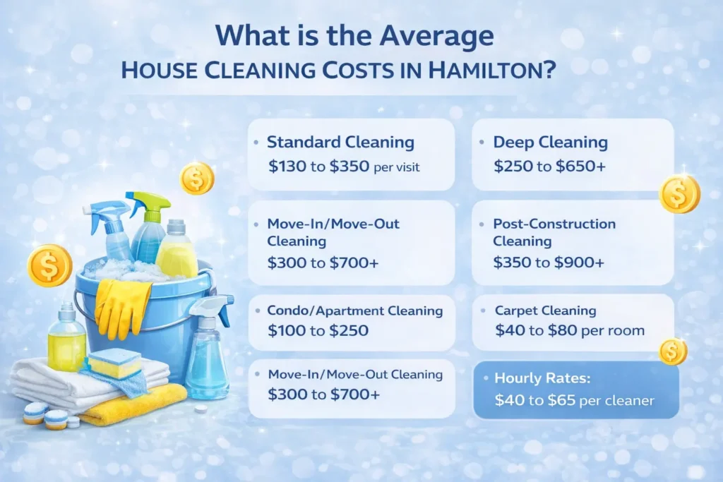What is the Average House Cleaning Costs in Hamilton?