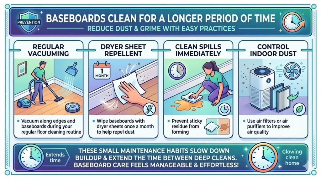 Tips to Keep Baseboards Clean for a Longer Period of Time