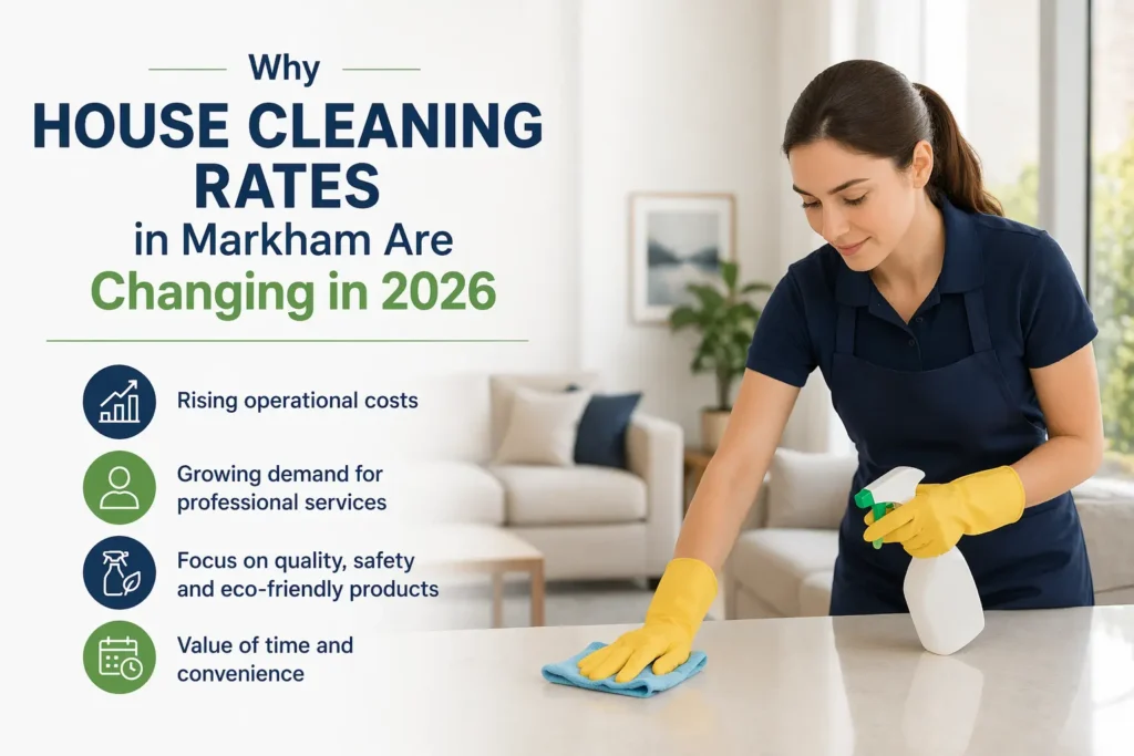 Why House Cleaning Rates in Markham Are Changing in 2026