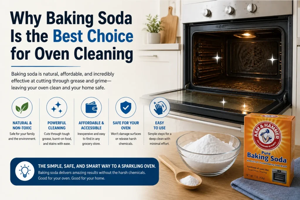 Why Baking Soda Is the Best Choice for Oven Cleaning