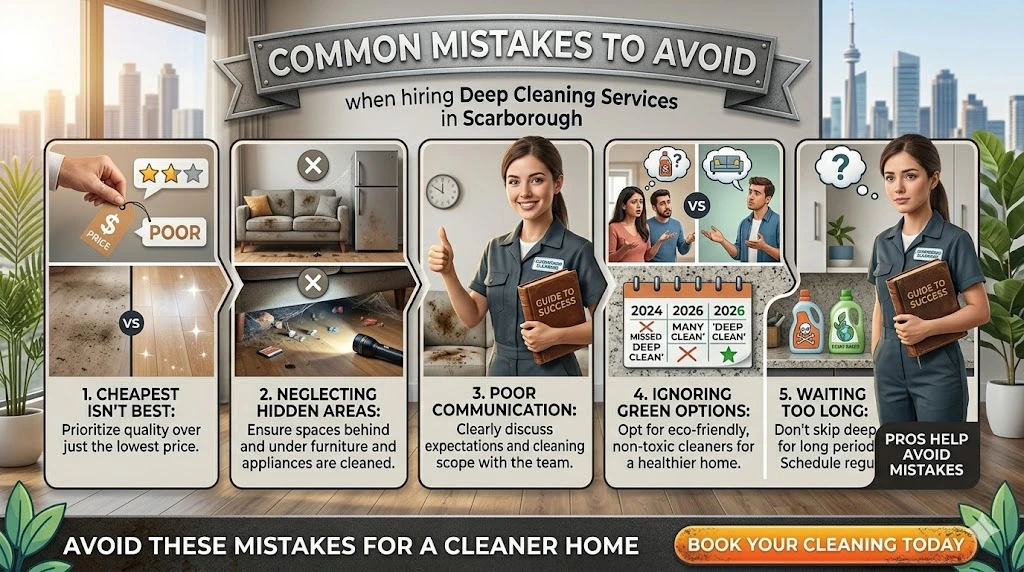 Common Mistakes to Avoid While Deep Cleaning