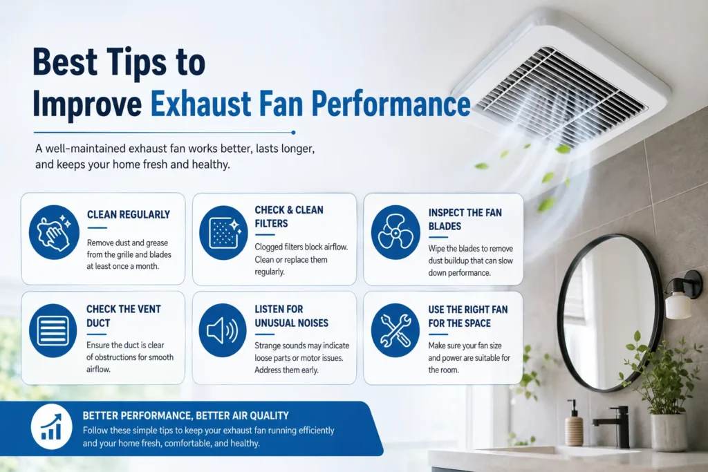 Best Tips to Improve Exhaust Fan Performance