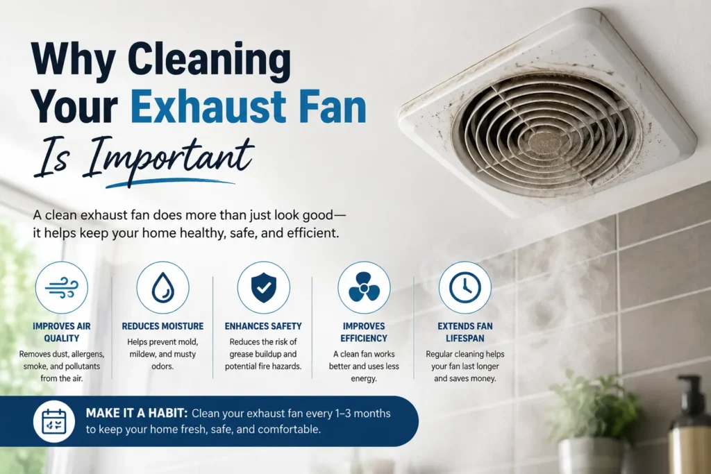 Why Cleaning Your Exhaust Fan Is Important
