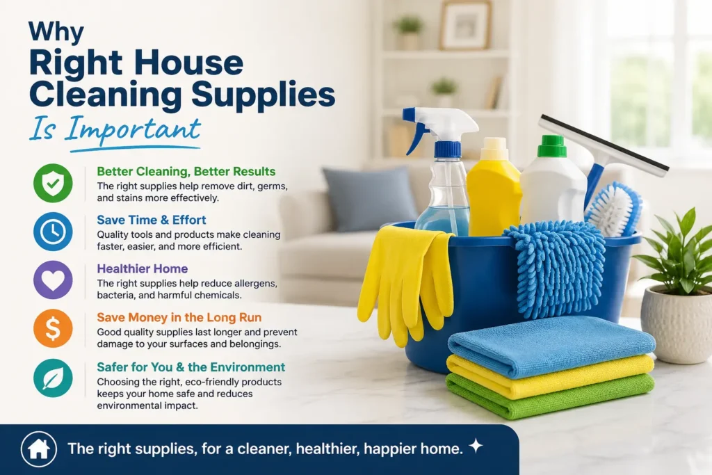 Why Right House Cleaning Supplies Is Important