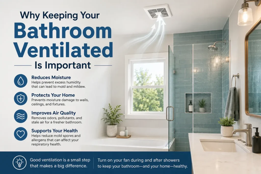 Why Keeping Your Bathroom Ventilated Is Important