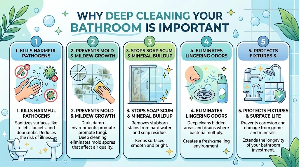 Why Deep Cleaning Your Bathroom Is Important