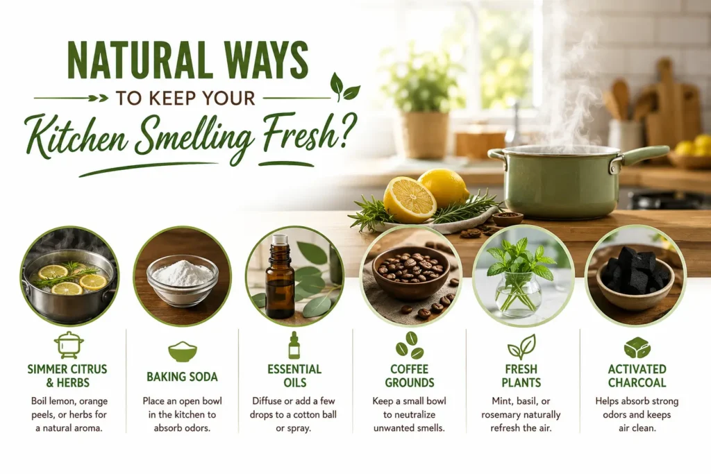 Natural Ways to Keep Your Kitchen Smelling Fresh