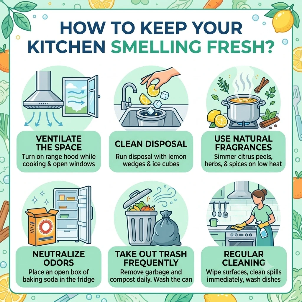 How to Keep Your Kitchen Smelling Fresh?