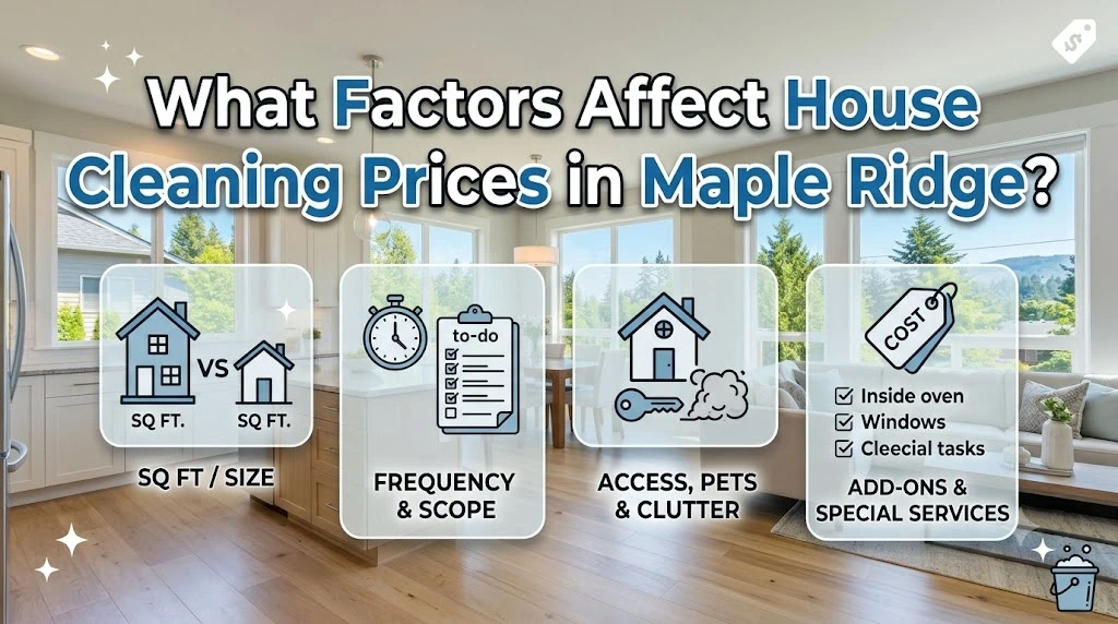 What Factors Affect House Cleaning Prices in Maple Ridge?