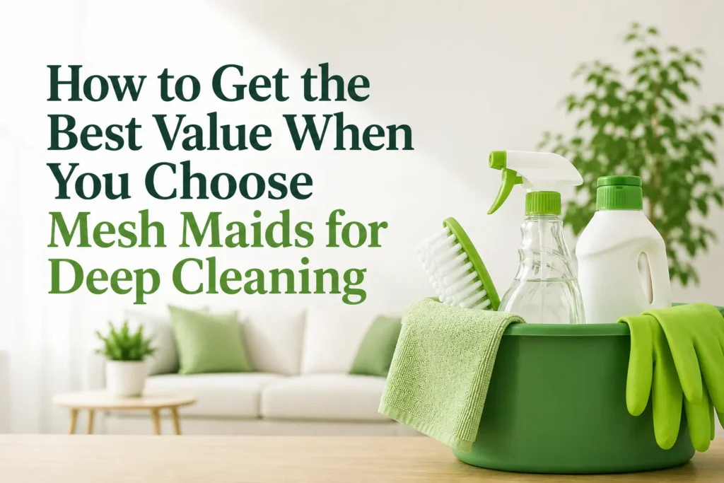 How to Get the Best Value When You Choose Mesh Maids for Deep Cleaning