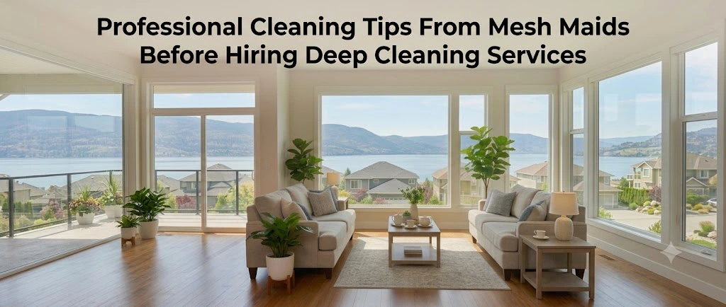 Professional Cleaning Tips From Mesh Maids Before Hiring Deep Cleaning Services