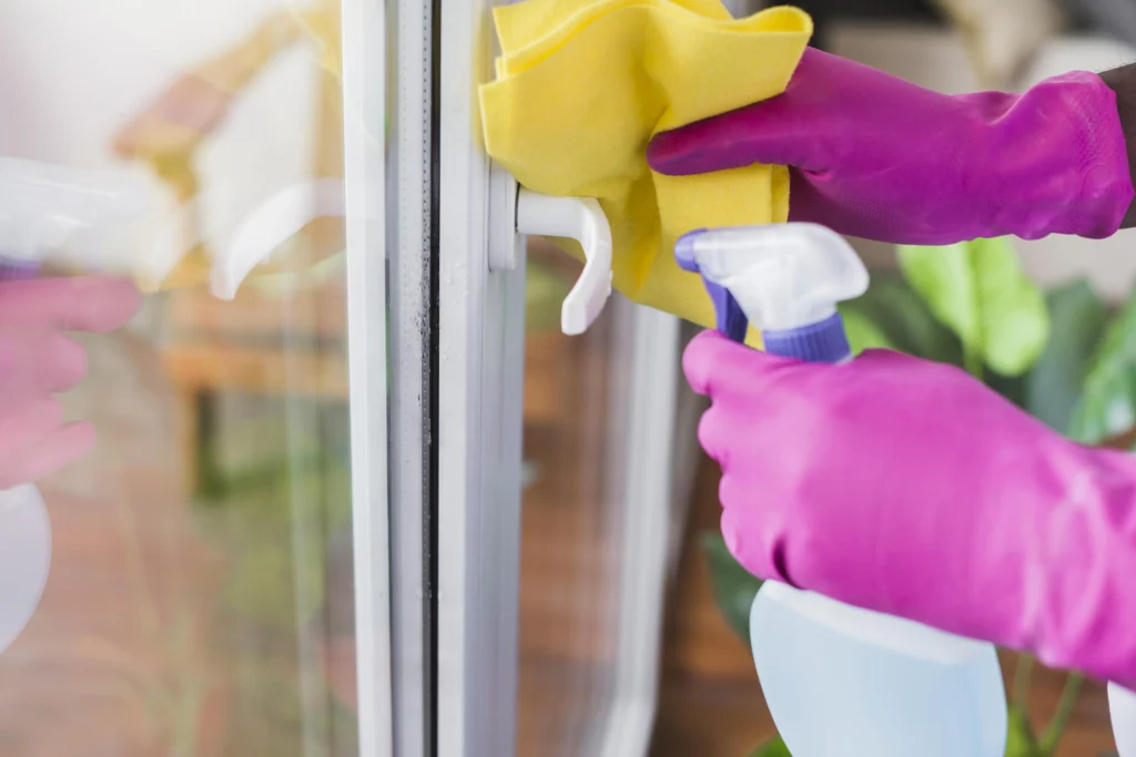 Happy Mesh Maids cleaner cleaning for spring cleaning services