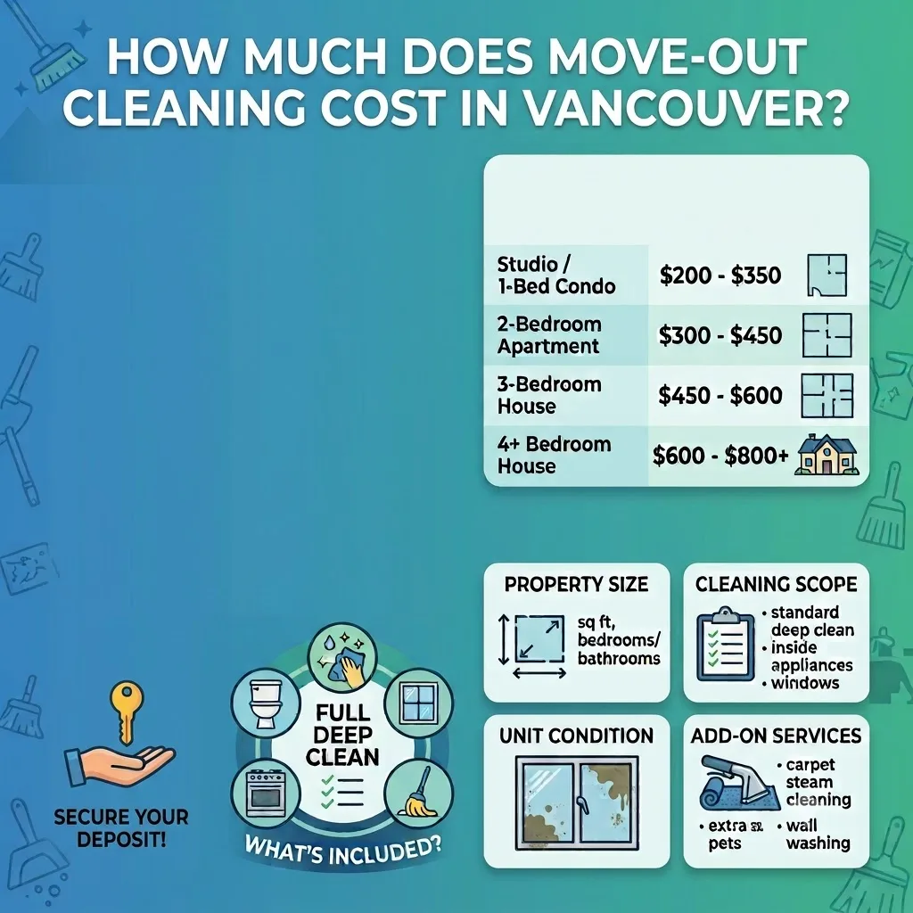 How Much Does Move-Out Cleaning Cost in Vancouver?