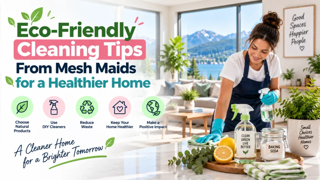 Eco-Friendly Cleaning Tips From Mesh Maids for a Healthier Home