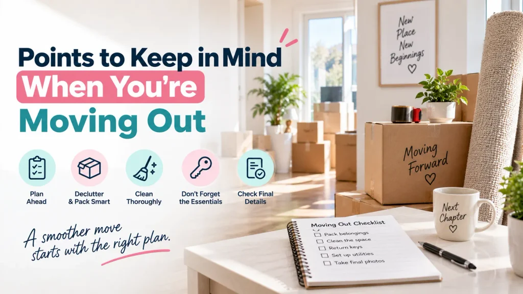 Points to Keep in Mind When You're Moving Out
