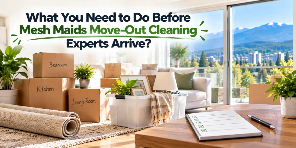What You Need to Do Before Mesh Maids Move-Out Cleaning Experts Arrive?